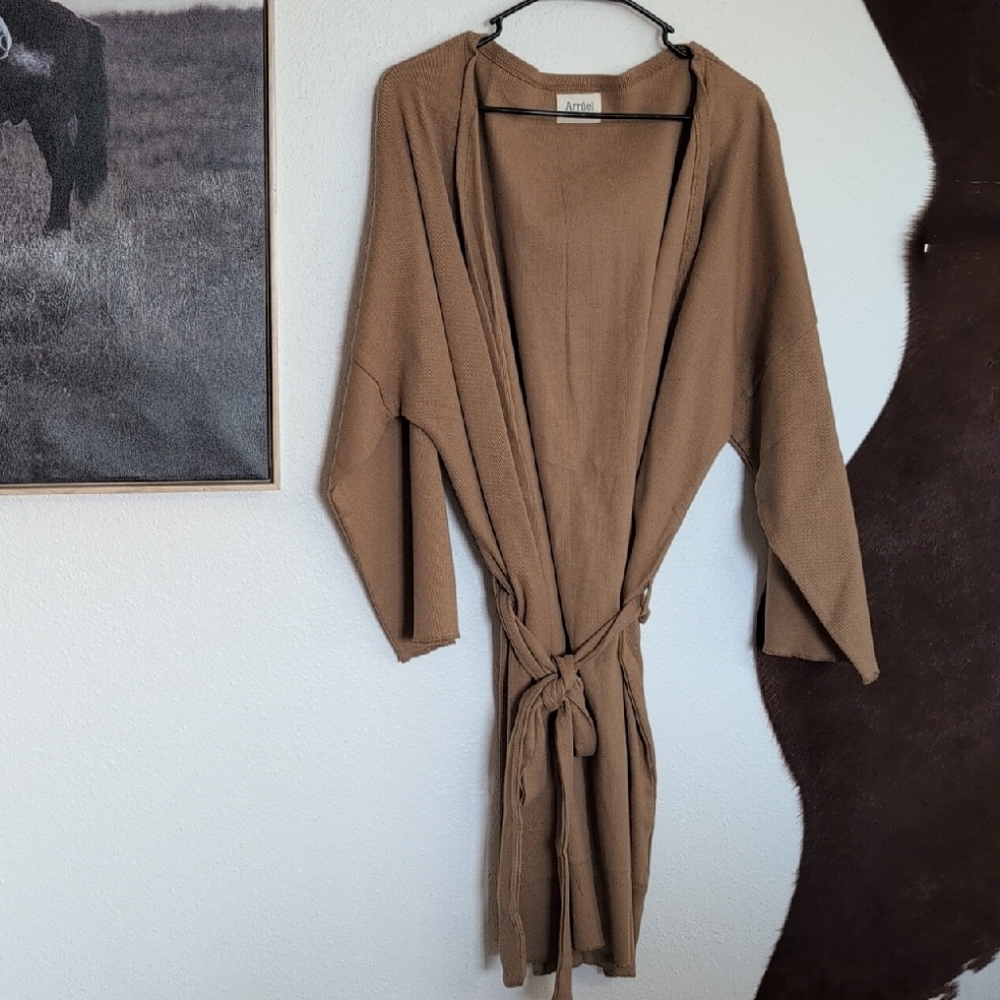 Elegant Brown Women's Robe